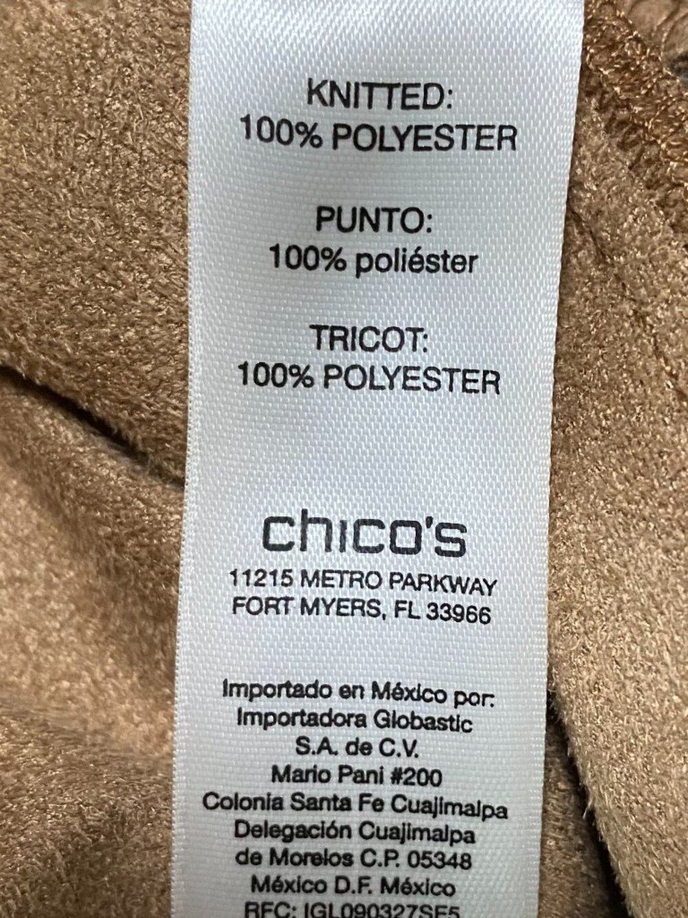 LOOKS SO GREAT!! Chico's distressed faux leather light jacket w/pockets, size XL - Picture 13 of 14